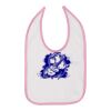 Infant Contrast Trim Premium Jersey Bib Thumbnail