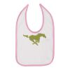 Infant Contrast Trim Premium Jersey Bib Thumbnail