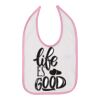Infant Contrast Trim Premium Jersey Bib Thumbnail