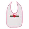 Infant Contrast Trim Premium Jersey Bib Thumbnail