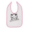 Infant Contrast Trim Premium Jersey Bib Thumbnail