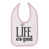 Infant Contrast Trim Premium Jersey Bib Thumbnail
