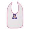 Infant Contrast Trim Premium Jersey Bib Thumbnail