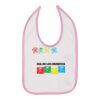 Infant Contrast Trim Premium Jersey Bib Thumbnail
